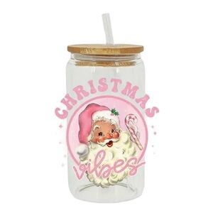 Christmas Vibes Frosted Tumbler